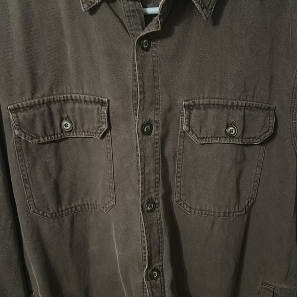 Marine Layer size large washed gray shacket - Picture 3 of 8